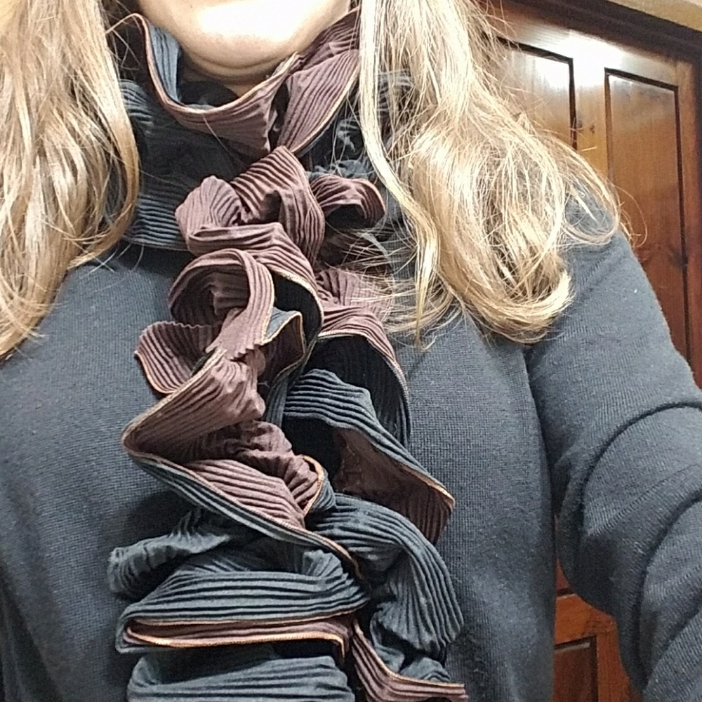 Twisted Scarf by Issey Miyake
